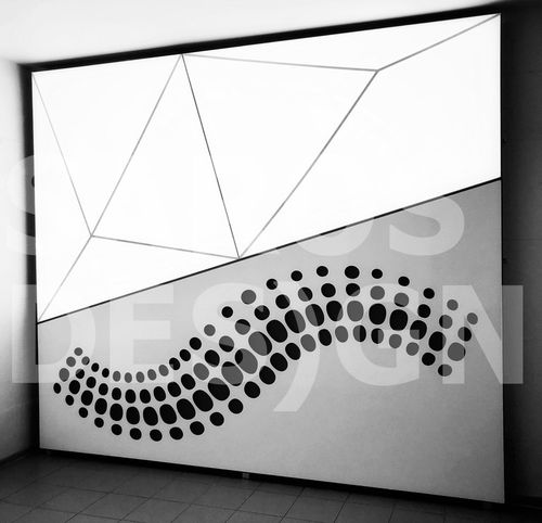 Soffitto teso perforato - Saros Est OÜ - in PVC / in tela / da interno