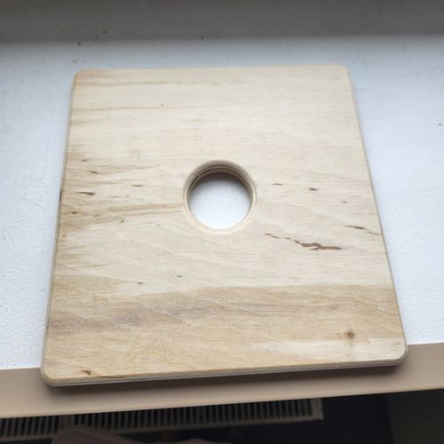 Supporto di montaggio per lampadario - Saros Est OÜ - per lampada a sospensione / quadrata / in legno