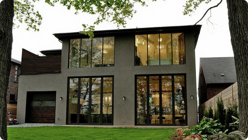 Vetrata scorrevole impilabile - RESIDENTIAL - Solar Innovations, Inc. - a libro / in alluminio / a doppi vetri
