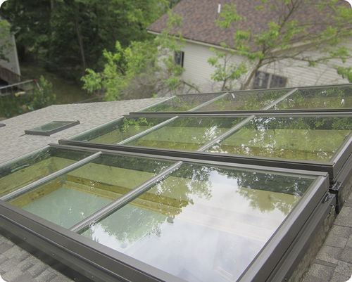 Finestra da tetto in alluminio - Solar Innovations, Inc. - a proiezione / a doppi vetri / a taglio termico