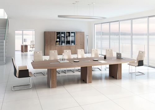 Tavolo da conferenza contemporaneo - ATTIVA - Codutti Furniture Srl - in legno / professionale