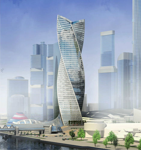 Facciata continua a montanti e traversi - EVOLUTION TOWER - Josef Gartner - in metallo e in vetro