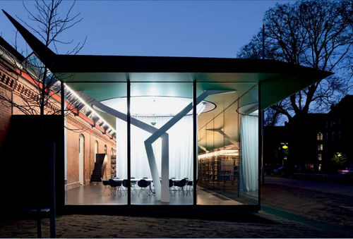 Pannello in vetro strutturale - BIBLIOTHEK FÜR ARCHITEKTUR - Josef Gartner - trasparente / per finestra / piatto