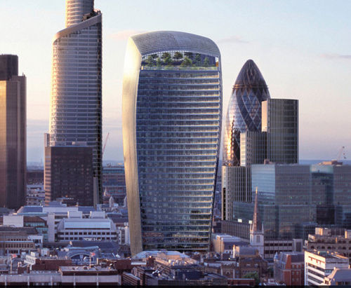 Pannello in vetro laminato - 20 FENCHURCH STREET SKY GARDEN - Josef Gartner - trasparente / per facciata / piatto