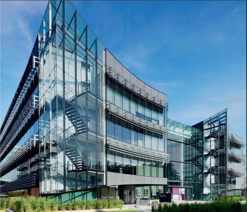 Facciata continua in pannelli - ALLIED IRISH BANKS HEADQUARTERS - Josef Gartner - in metallo e in vetro