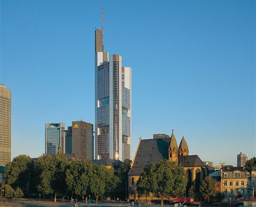 Pannello in vetro laminato - COMMERZBANK TOWER - Josef Gartner - trasparente / per facciata / piatto