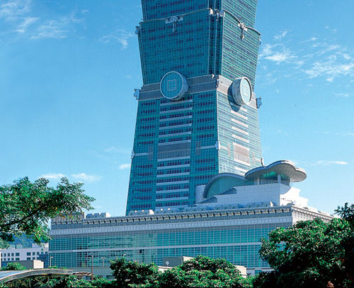 Facciata continua a cellule - TAIPEI 101 - Josef Gartner - in pannello di vetro isolante / in alluminio