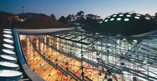 Copertura vetrata in acciaio - CALIFORNIA ACADEMY OF SCIENCES - Josef Gartner