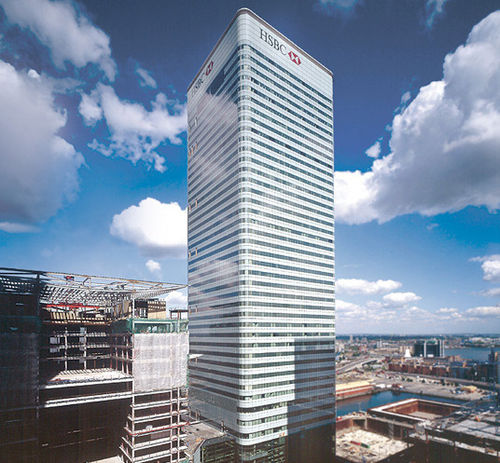Facciata continua a cellule - CANADA SQUARE - Permasteelisa - in metallo e in vetro / trasparente