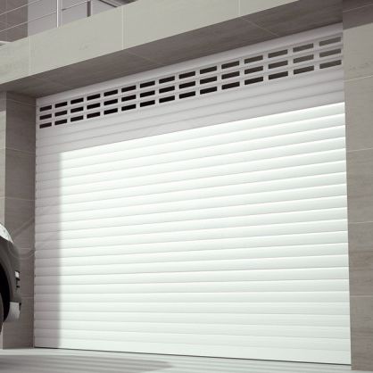 Porta avvolgibile per garage - LP 75 C - Angel Mir – Portes Bisbal - in alluminio / automatica