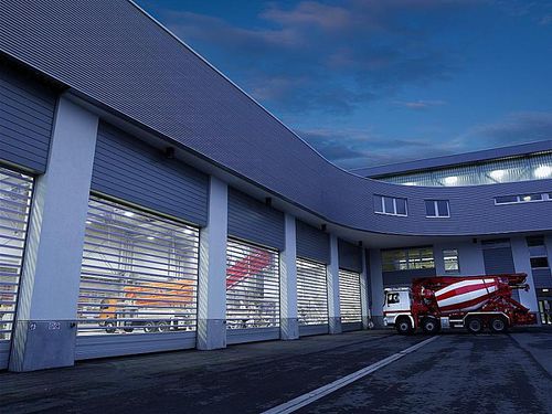 Porta industriale avvolgibile - STT TURBO  - Angel Mir – Portes Bisbal - in acciaio / automatica / per edifici pubblici