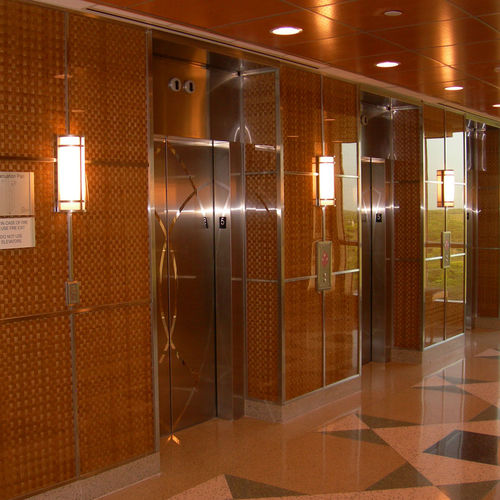 Pannello in vetro laminato - SUMIGLASS - ARCH Aluminum & Glass Co., Inc. - traslucido / con motivo stampato / per interni