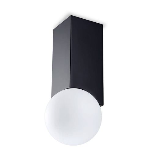 Plafoniera design originale - CUB - Pujol Iluminacion - in vetro / in alluminio / LED