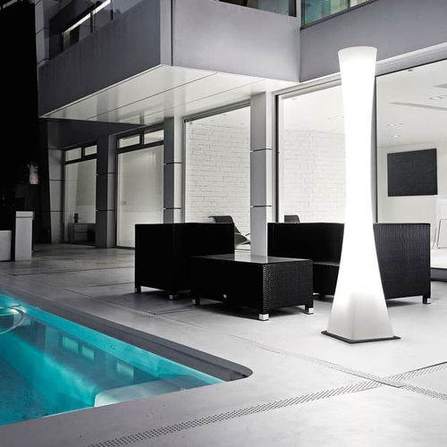 Colonna luminosa contemporanea - MASAI - Pujol Iluminacion - in policarbonato / LED / da interno