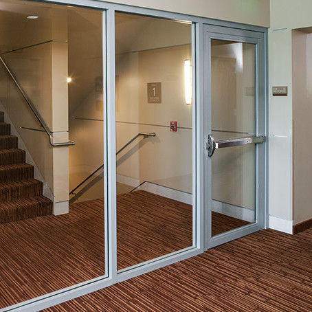 Porta da interno - FIREFRAMES® DESIGNER SERIES - TGP - in acciaio inossidabile / battente / vetrata