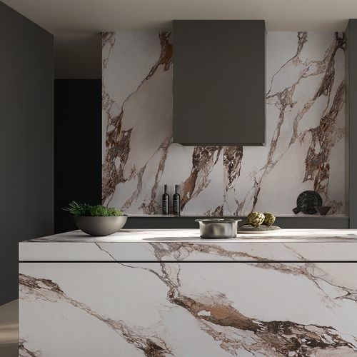 Lastra in pietra in marmo - CALACATTA PINK - Italgraniti Group S.p.a. - per interni / per cucina / per piano di lavoro
