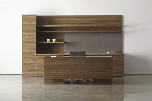 Scrivania direzionale - NEW MILLENNIA - Halcon - contemporanea / in laminato / con base in pannelli