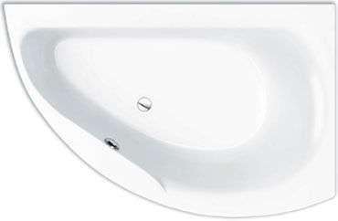 Vasca da bagno d'angolo - TAURUS 160 - Repabad - in acrilico / bianca