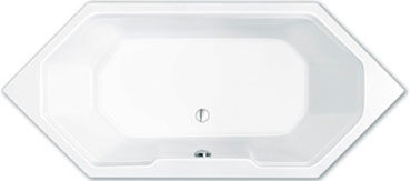 Vasca da bagno in acrilico - PEGASUS 195 N - Repabad - bianca