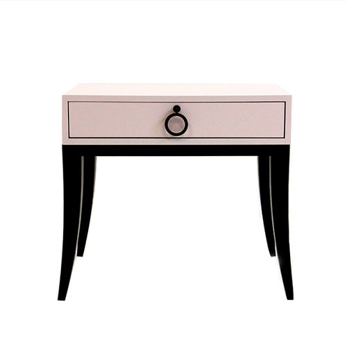Comodino classico - SWELL - Viveti - in legno laccato / in legno tinto / con supporto in legno laccato
