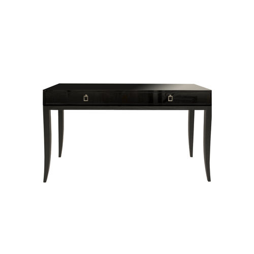 Scrivania classica - SWELL - Viveti - in legno laccato / in legno tinto / con contenitore
