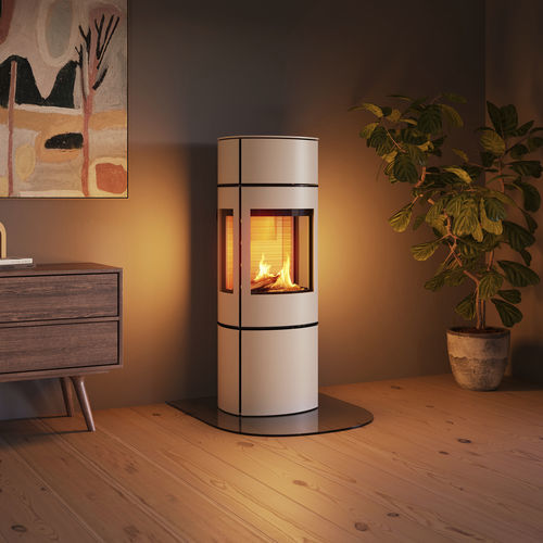 Stufa a gas - CARO 130 GAS - Attika Feuer AG - 8.5 kW / da appoggio / a 3 facce