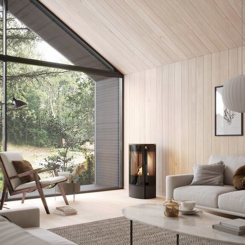 Stufa a bioetanolo - CARO 90 BIO - Attika Feuer AG - 0 - 5 kW / da appoggio / a 3 facce