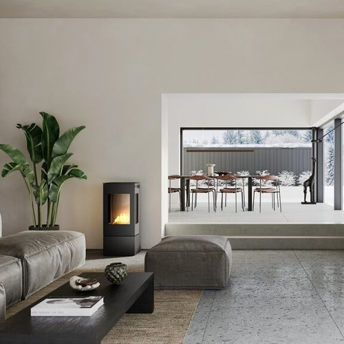 Stufa a bioetanolo - NEXO 100 BIO - Attika Feuer AG - 0 - 5 kW / da appoggio / a 3 facce