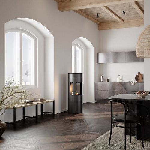 Stufa a bioetanolo - VIVA 120 L BIO - Attika Feuer AG - 0 - 5 kW / da appoggio / a 3 facce