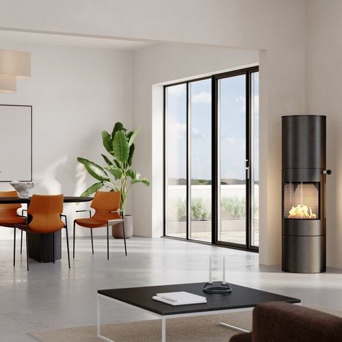 Stufa a bioetanolo - VIVA 160 L BIO - Attika Feuer AG - 0 - 5 kW / da appoggio / a 3 facce