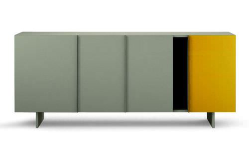 Credenza contemporanea - ARMONICA_PAG. 28 : COMPOSITION 42 - ORME - in legno / in legno laccato