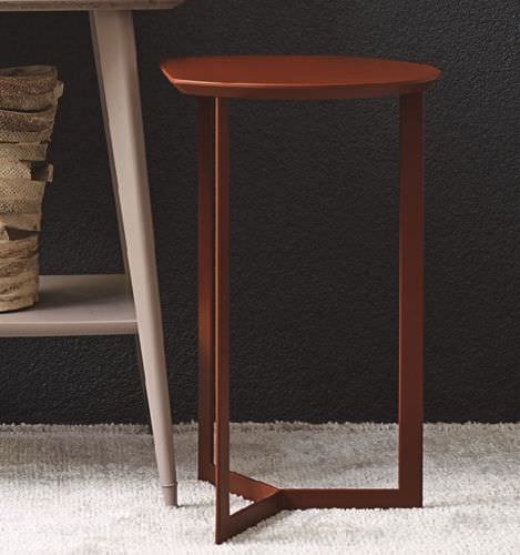 Tavolo d'appoggio contemporaneo - FRUIT - ORME - in legno / triangolare / per uso residenziale