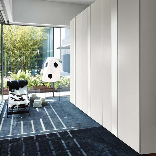 Armadio contemporaneo - SUITE - ORME - in legno / in legno laccato / con ante battenti