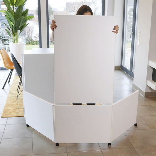 Separatore di spazi in vinile - SCENARIO - MBA-Design & Display Produkt - sintetico / per lo smartworking / contract