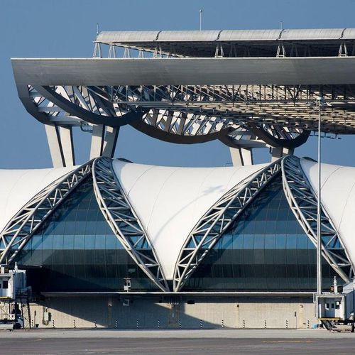 Membrana architettonica in tessuto - SUVARNABHUMI AIRPORT BANGKOK  - Hightex - fibra di vetro / in fibra di vetro / PTFE