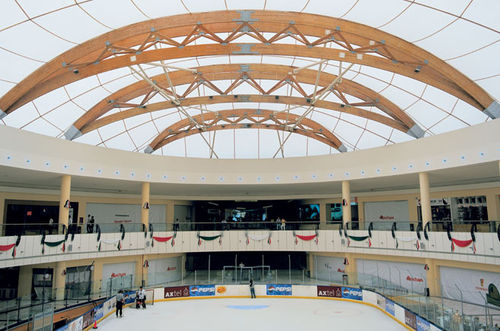 Membrana architettonica fibra di vetro - AUCHAN FOOD MARKET - Hightex - in fibra di vetro / PTFE / per tensostruttura