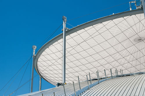 Membrana architettonica in ETFE - VISTALEGRE - Hightex - in poliestere / in PVC / per tensostrutture retrattili