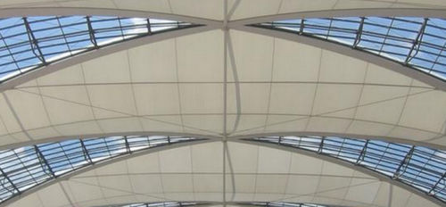 Tensostruttura a membrana e funi - MUNICH AIRPORT - Hightex - per copertura / con membrana in PTFE / per aeroporto