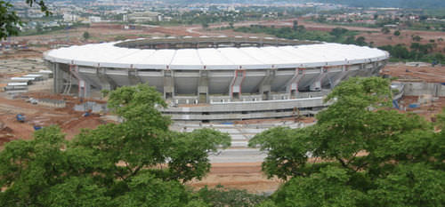 Membrana architettonica in rete - ABUJA NATIONAL  - Hightex - fibra di vetro / in fibra di vetro / PTFE