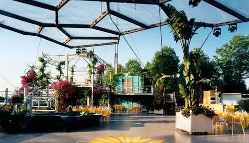 Tensostruttura a membrana e funi - ZDF TELEVISION CENTRE - Hightex - per copertura / con membrana in ETFE / per eventi