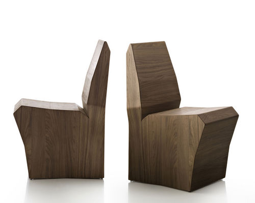 Sedia design originale - DITADIDAMA - Fornasarig - in noce / contract / per uso residenziale