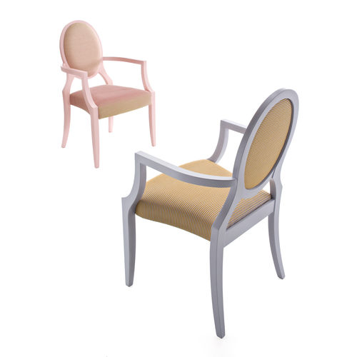 Sedia in stile - GIUBILEO : GII102 - Fornasarig - in tessuto / con supporto in legno / imbottita