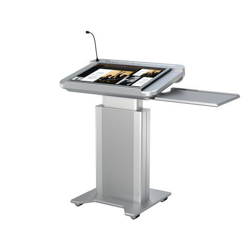 Podio da conferenza - SYNERGY GW-MS - Intelligent Lectern Systems - con display / con display digitale / seduto-in piedi