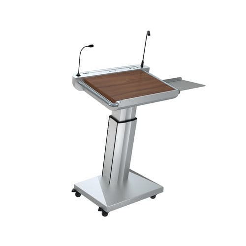 Podio da conferenza - SYNERGY HT - Intelligent Lectern Systems - ad altezza regolabile / seduto-in piedi / con logo personalizzato