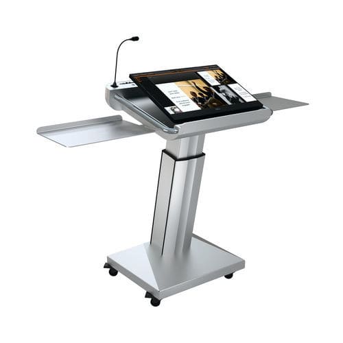 Podio da conferenza - ILS SYNERGY DT - Intelligent Lectern Systems - con display / con display digitale / seduto-in piedi