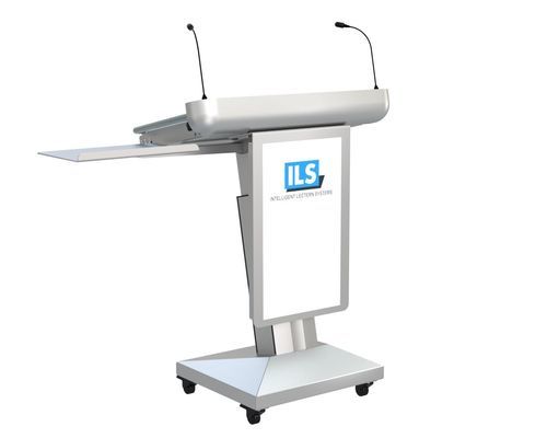 Podio da conferenza - NAVIGATOR QT-FD - Intelligent Lectern Systems - con display / con display digitale / con touch screen integrato