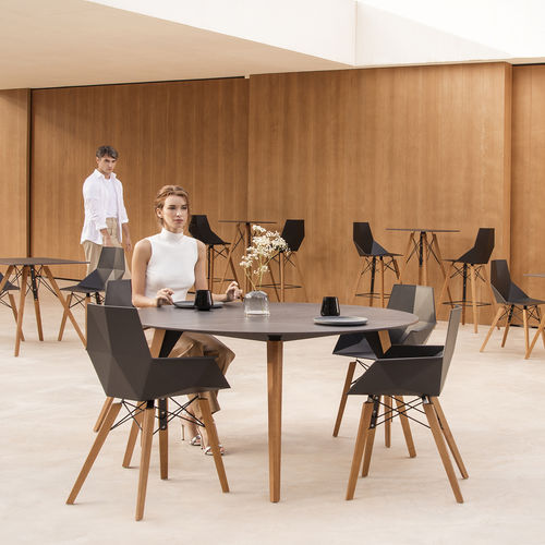 Sedia contemporanea - FAZ - VONDOM - da interno / in metallo / in polipropilene