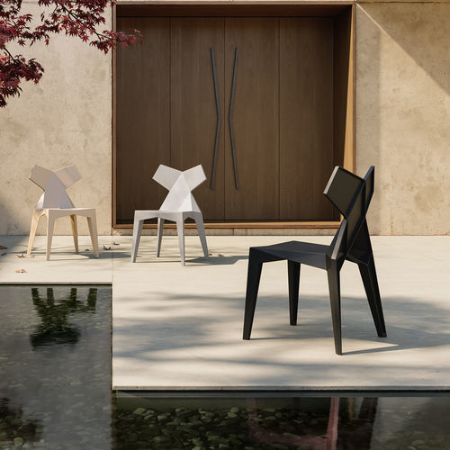 Sedia design originale - KIMONO - VONDOM - da esterno / da interno / in policarbonato