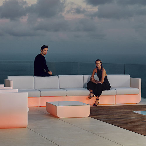Divano modulare - ULM - VONDOM - contemporaneo / da giardino / in tessuto