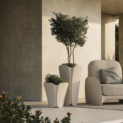 Vaso da giardino in polietilene - PEZZETTINA - VONDOM - luminoso / per uso residenziale / nero